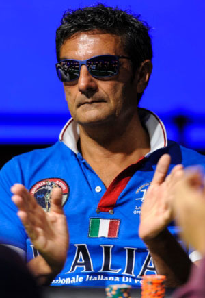 Antonio Buonanno, un final table da applausi (photo courtesy PokerNews.com)