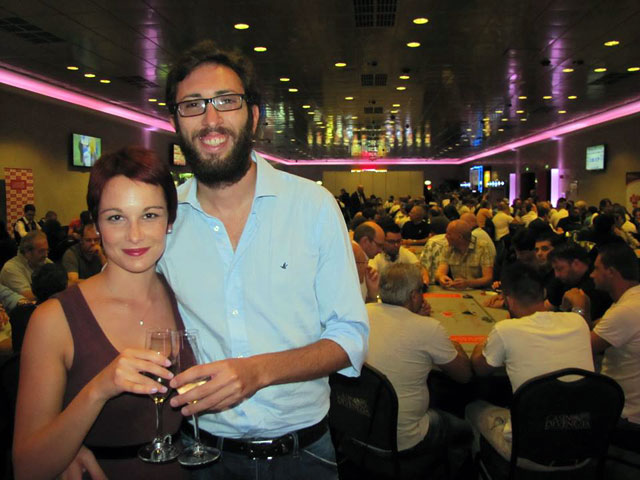 Gabriele Lepore con la fidanzata Anna Martinello