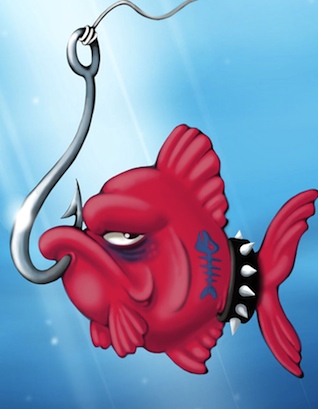 L'avatar di ZenFish: molto fish, poco zen.