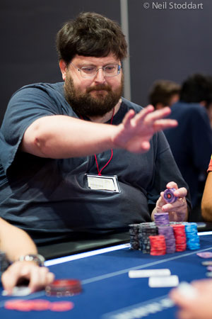 Mario all'EPT Barcellona (courtesy of Neil Stoddart - PokerStars)