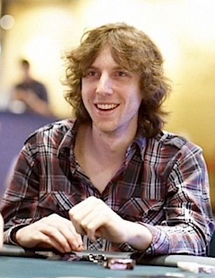 Michael Egan all'Aussie Millions (courtesy PokerNews.com)