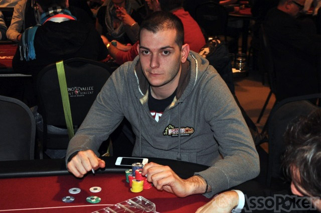 Alessandro Chiarato, chipleader del day 1B