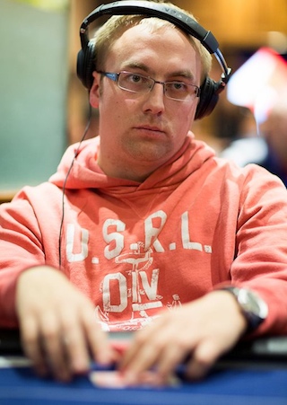 David Gent, ritratto all'EPT da Neil Stoddart