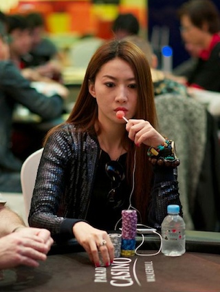 Li Sixiao, una delle 'celebrity' coinvolte nel poker
