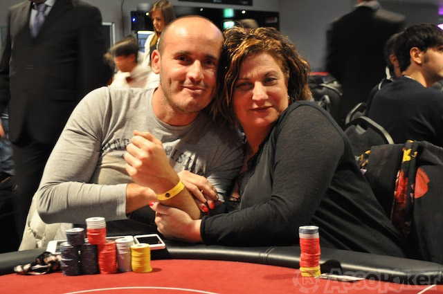 Muhamet Perati, qui con l'amica Nicoletta Panati