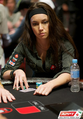 Liv Boeree al day 1A del Main Event (courtesy Kenneth Lim)
