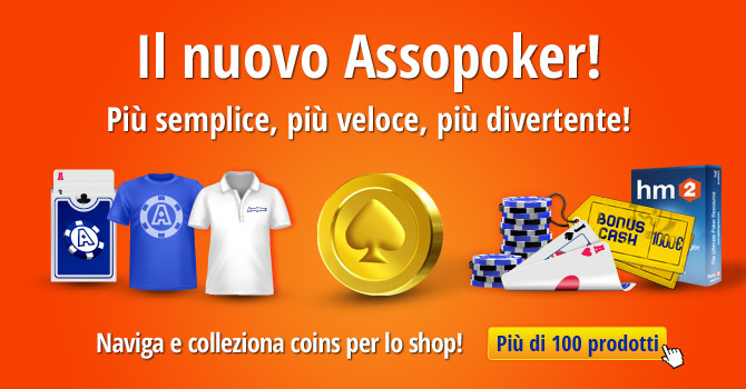 IL NUOVO SHOP DI ASSOPOKER