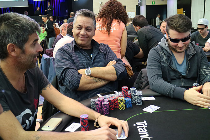 Gaetano Napoli, chipleader di inizio giornata