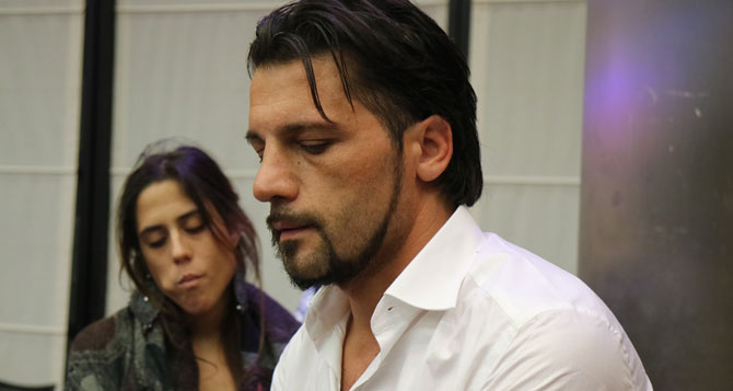 Vito Erasmo Labarile dopo lo scoppio degli assi...
