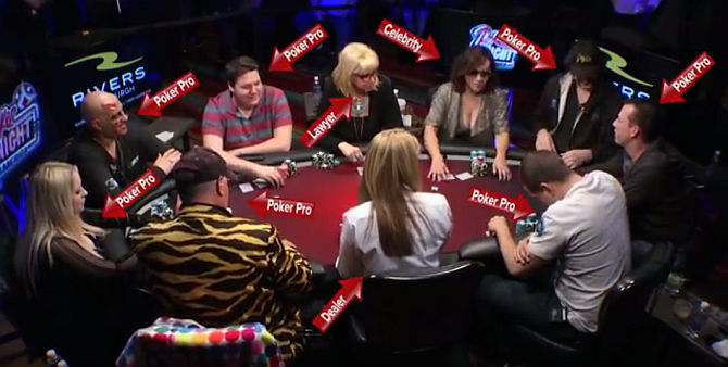 Il field eterogeneo di "Poker Night In America"