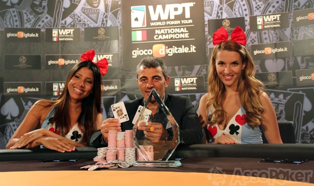 Francesco Delfoco, qui a Campione dopo la vittoria del WPT National nel 2013