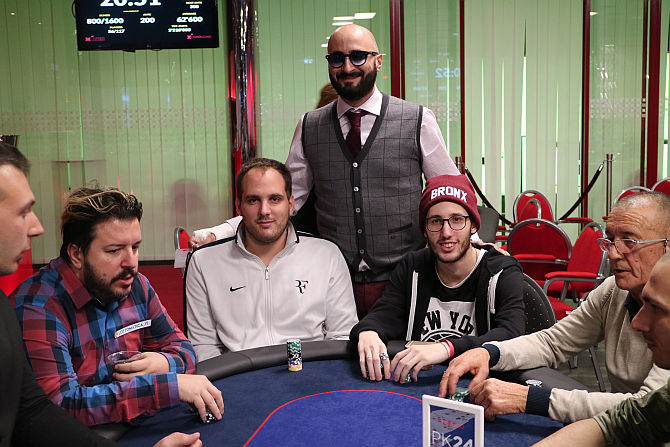 Max Pescatori, Claudio Swissy Rinaldi e Luca Cristantielli con Carlo Savinelli. Nel sit anche Fratello, Pastura e Voconi!