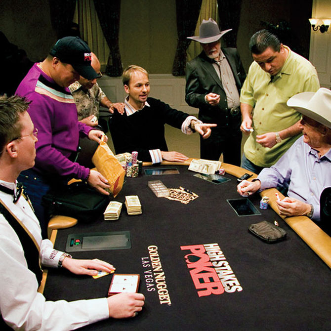 Uno scatto dalla prima stagione di High Stakes Poker