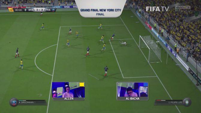 Il goal che ha deciso la finale dell'ultimo campionato del mondo di FIFA