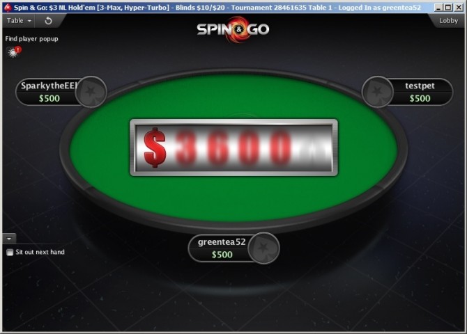 Uno Spin&Go su Pokerstars.com