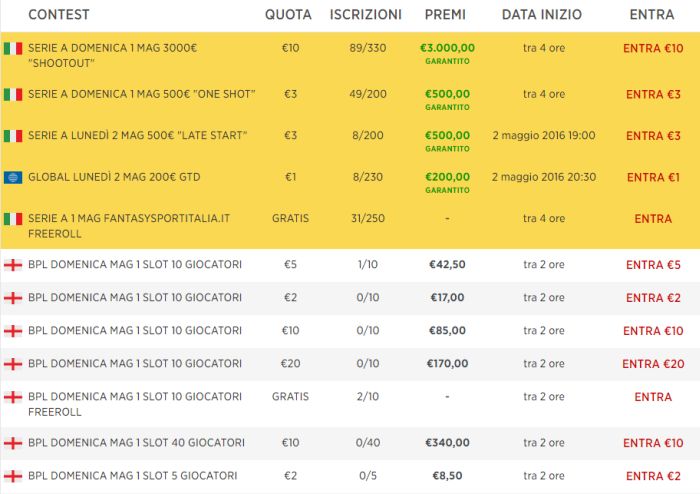 mondogoal-schedule