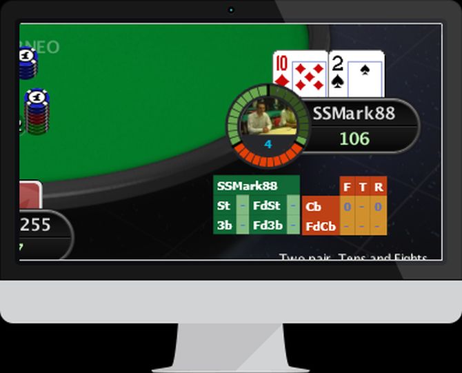 L'interfaccia grafica di Poker4Tuna
