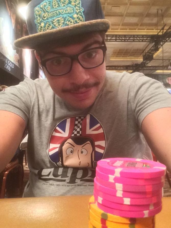 Primo selfie delle WSOP 2016 per Musta