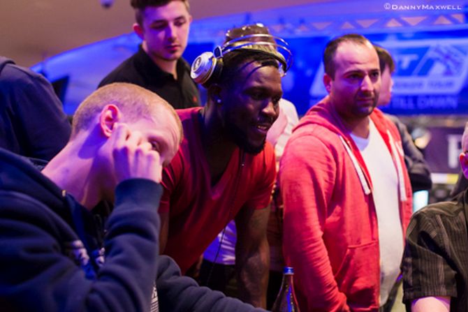 Royston Drenthe, qui impegnato all'UKIPT (courtesy Pokerstars)
