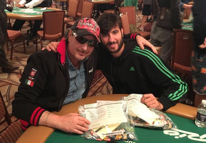 Massimo 'Maxshark' Mosele con Dario Sammartino (si ringrazia Max per la foto)