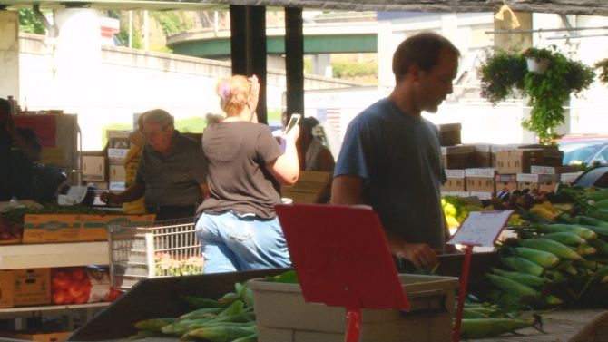 A Charleston (Virginia - USA) si cercano Pokémon anche fra cetrioli e cavolfiori, al mercato ortofrutticolo
