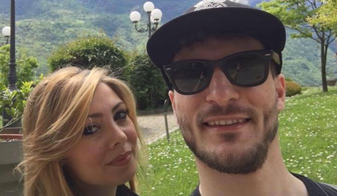 Giuseppe "peppruocc" Ruocco, qua con la compagna