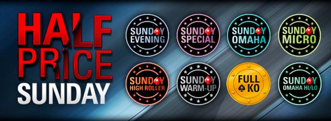 Half price pokerstars