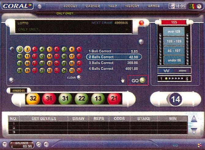 Picture shows a screenshot of the online gambling game 60 Seconds, on which pet shop worker Bruno Venturi won £650,000 from a £17 stake. Internet gambling company Eurobet are refusing to pay out his winnings, claiming that if it had not been for a computer bug, he would have lost £50,000. Copyright property of Champion News Service Ltd 2012. No onward distribution without permission.