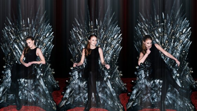 L'attrice Sophia Turner scherza sul Trono di Spade, ma non è detto che non sarà proprio Sansa e governare i Sette Regni