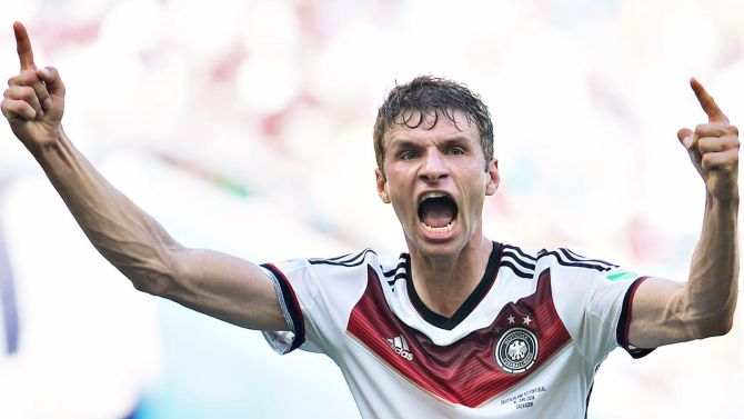 Sarà antipatico, ma Thomas Muller non è certo un mollo