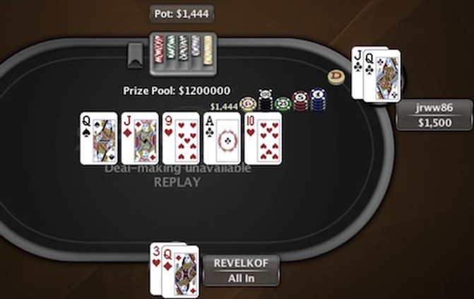 La mano finale