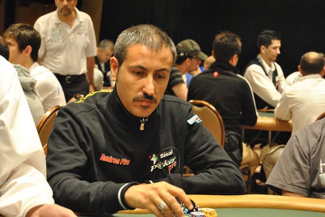 Andrea qui alle WSOP 2010, al tempo in cui era pro di Sisal Poker
