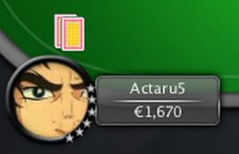 Actaru5 scatenato su PokerStars 