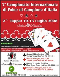 Campione Poker Tour seconda tappa