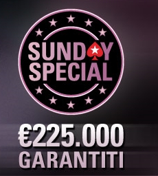 PokerStars.it: Sunday Special con 225.000 Euro garantiti