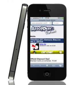 Assopoker mobile: segui i blog live dal tuo cellulare!