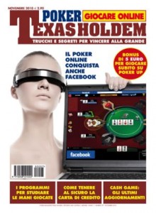 Poker Texas Hold'em: in edicola il numero di novembre!