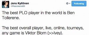 'Macché Ivey: il miglior giocatore al mondo è Viktor Blom'