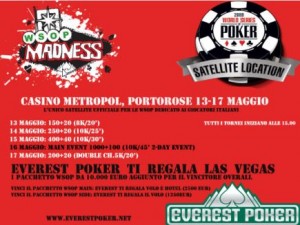 Satelliti live per le WSOP a Portorose