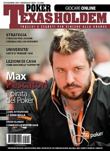 Poker Texas Hold'em: nuovo look e nuovo numero con Max Pescatori!