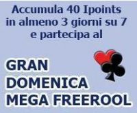 PokerSnai: Gran Domenica Mega Freeroll, 25 posti gratuiti e garantiti