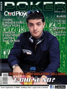 Palumbo cover-man di un Card Player tutto nuovo!