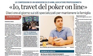Poker e informazione: la bella eccezione de 'Il Secolo XIX'