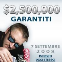 2.500.000$ di montepremi!