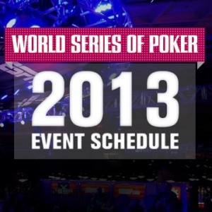 WSOP 2013: ecco il calendario ufficiale!