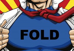 NL1000: un fold sofferto contro un regular bello tosto
