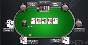 NL400: un piatto da 500 big blind completamente a caso!