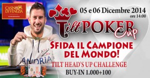 Tilt Poker Cup 6 - Sfida il Campione del Mondo Head's Up!