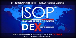 Da oggi al 12 gennaio tornano le ISOP con il DEX e un MEGA freeroll live!