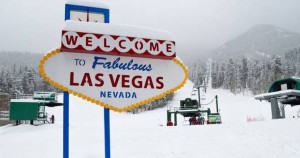 A Las Vegas arriva la neve, quella vera